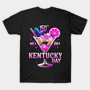 Derby kentucky  150th Derby Day 2024 Horse Racing Fascinator T-Shirt